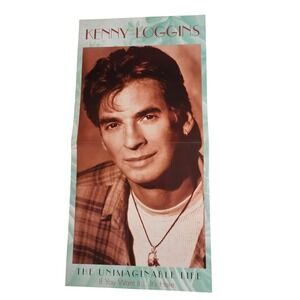 Kenny Loggins The Unimaginable Life 12x28 Double Sided Promo Poster Vintage 1997